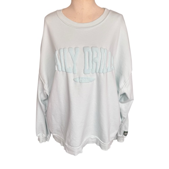 Daily Drills Sport Monochrome SET Sweatshirt & Shorts in Lake Day XS/S - Picture 5 of 15